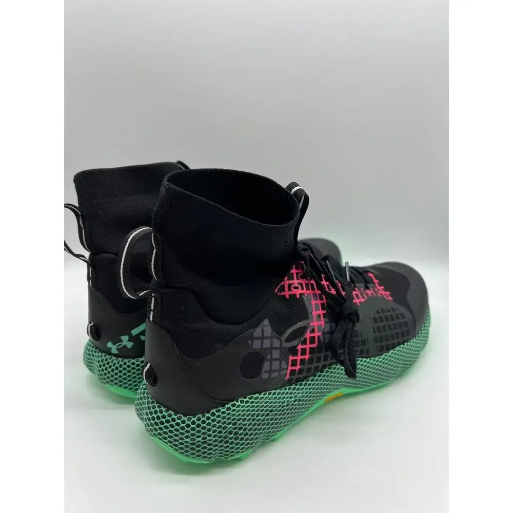 Under Armour HOVR Ridge Trek Black Chestnut Red Green 3025581-001 Men's Size 13